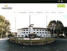 Tablet Screenshot of guararemahotel.com.br